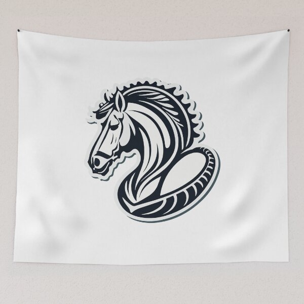 Item preview, Sleipnir Eight-Legged Horse - Nordic Tattoo Style designed and sold by NiftyWrx.