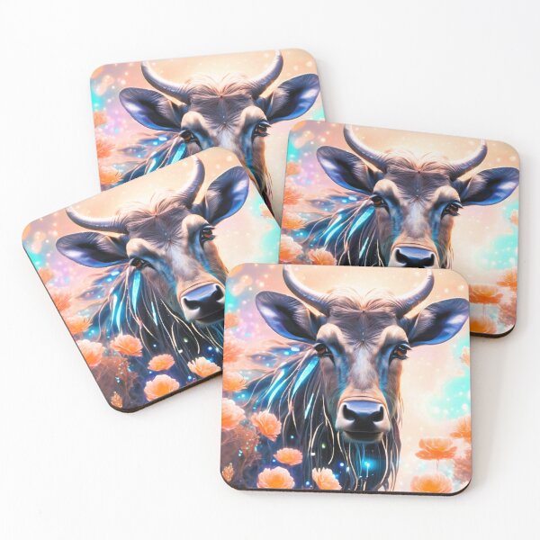 Item preview, wildebeest head, mammals, herbivore living in Africa designed and sold by janjacbu.