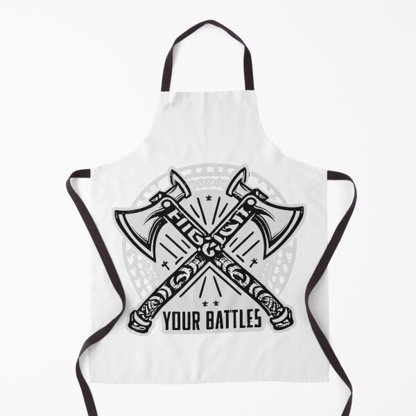 Item preview, Crossed Viking Axes with Runes - Fight Your Battles designed and sold by NiftyWrx.