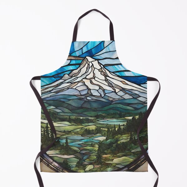 Item preview, Mount Hood Stained Glass designed and sold by Neeshki.