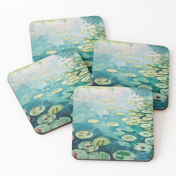 Item preview, Beautiful Water Lily Pond designed and sold by Timothystore-.