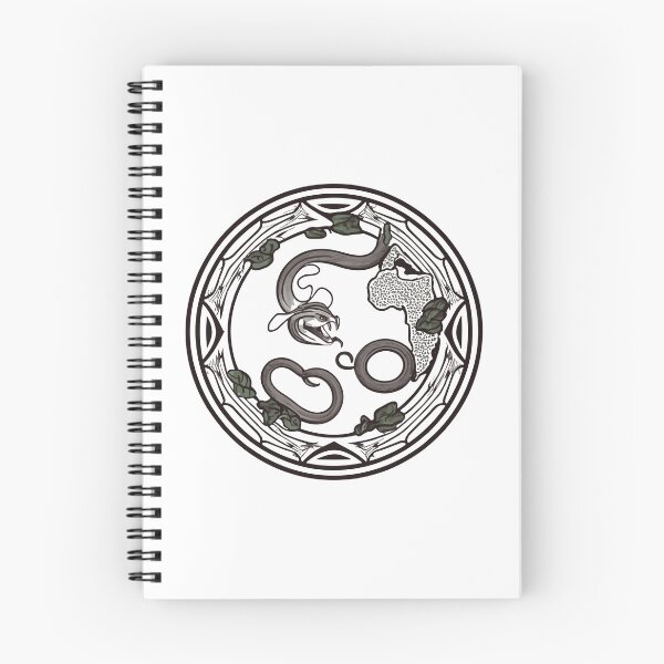 Item preview, Midgard Serpent Encircling Earth Linework Art designed and sold by NiftyWrx.
