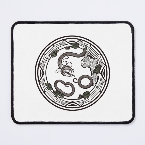 Item preview, Midgard Serpent Encircling Earth Linework Art designed and sold by NiftyWrx.