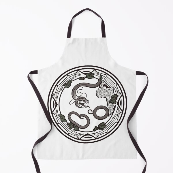 Item preview, Midgard Serpent Encircling Earth Linework Art designed and sold by NiftyWrx.