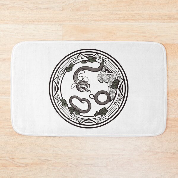 Item preview, Midgard Serpent Encircling Earth Linework Art designed and sold by NiftyWrx.