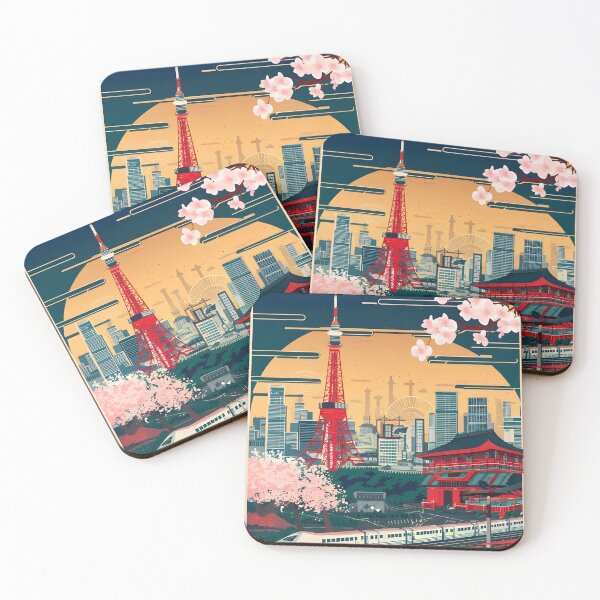 Item preview, Tokyo Travel Poster designed and sold by ryfraley.
