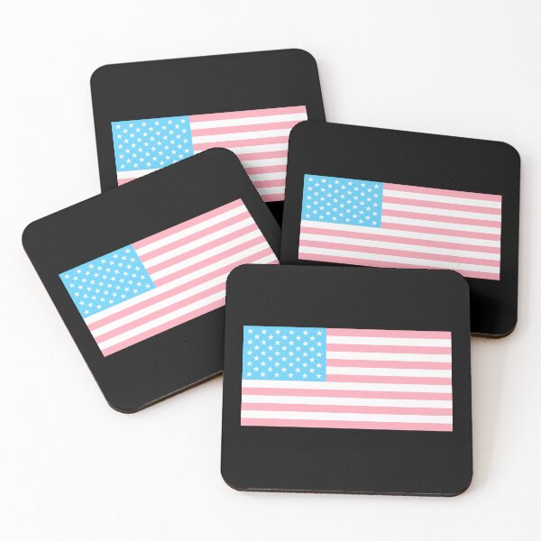 Item preview, United States of America Trans Pride Flag designed and sold by WokeBespoke.