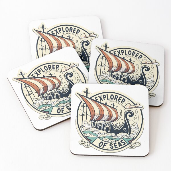Item preview, Viking Explorer of Seas - Vintage Longboat Design designed and sold by NiftyWrx.