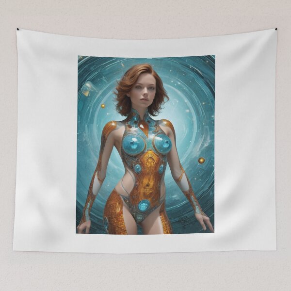 Item preview, Cyber Woman; Traveling in Time; Artificial Intelligence; designed and sold by StickerApe.