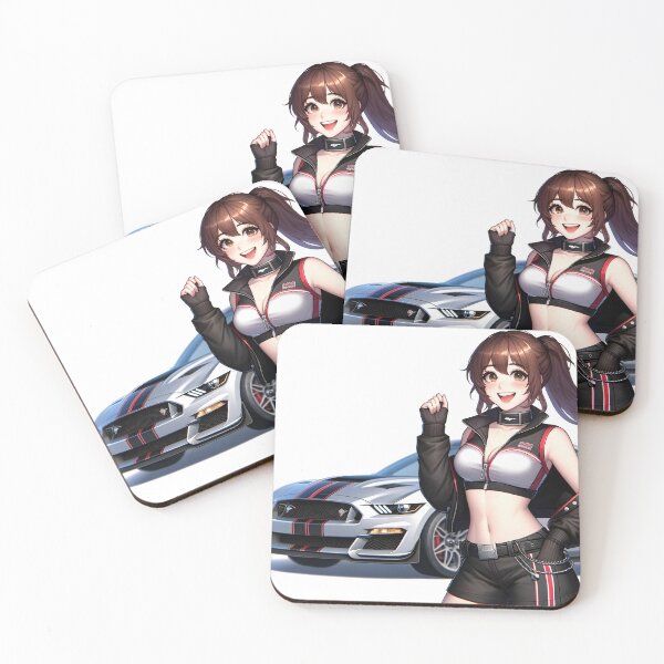 Item preview, Mustang Anime Girl designed and sold by BitterSilver.