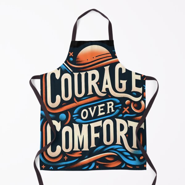 Item preview, Courage over comfort, typography designed and sold by maxmaj.