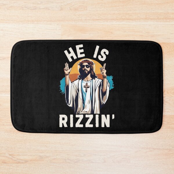 Artikelvorschau, Er ist Rizzin. Lustiges Oster-Jesus-Meme The Rizz entworfen und verkauft von MKCollabs.