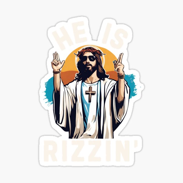 Item preview, He Is Rizzin Funny Easter Jesus Meme The Rizz designed and sold by MKCollabs.