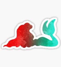 Mermaid Inspired Silhouette Sticker