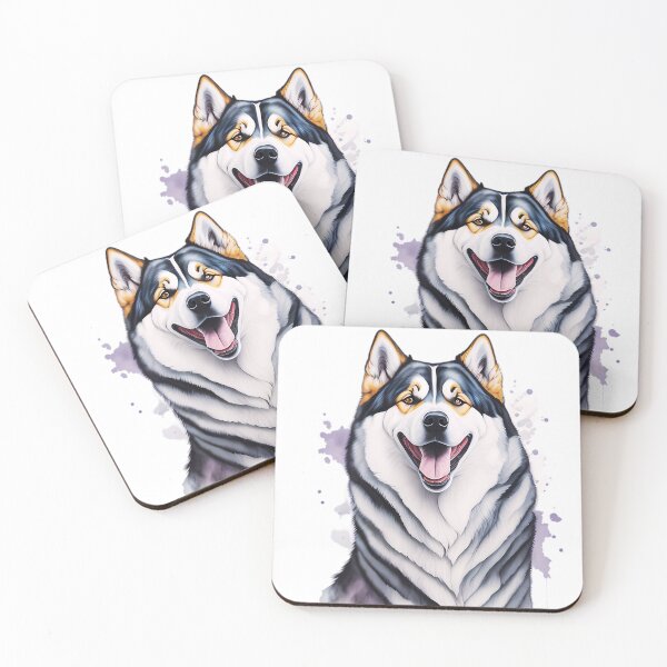 Item preview, Siberian Husky Portrait designed and sold by TheAnimalZ00.