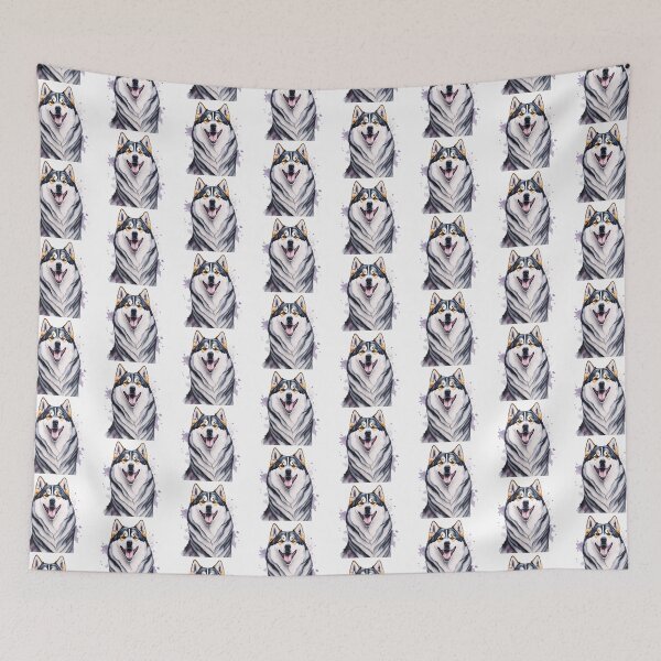Item preview, Siberian Husky Portrait designed and sold by TheAnimalZ00.