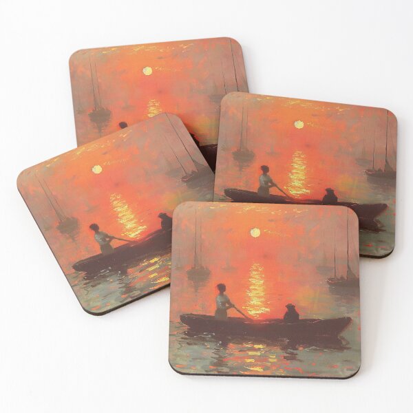 Item preview, Boating At Sunset designed and sold by Michealfashion.