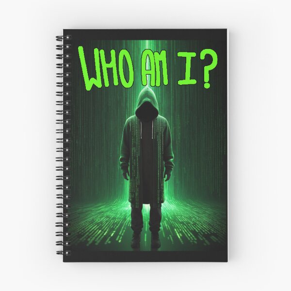 Item preview, Who Am I; Cyberpunk; Hacker;  designed and sold by StickerApe.