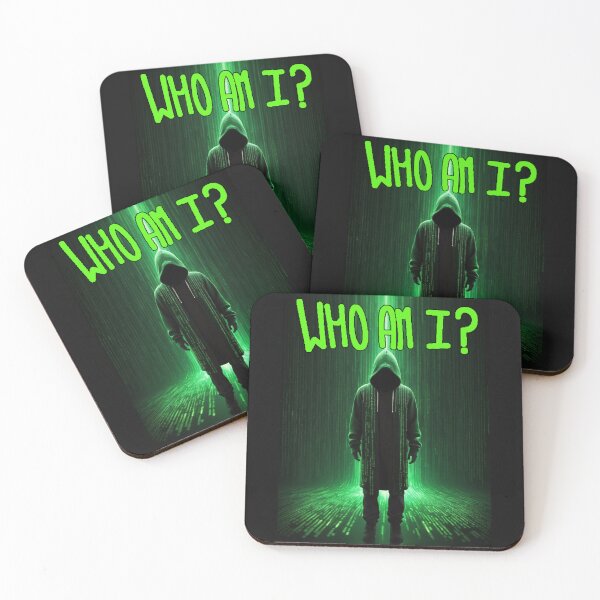 Item preview, Who Am I; Cyberpunk; Hacker;  designed and sold by StickerApe.
