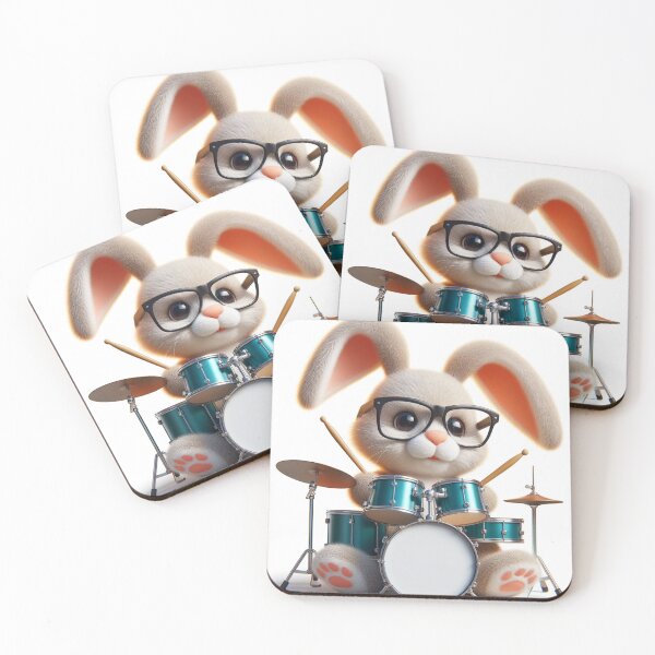 Item preview, Drummer rabbit in the sunlight. designed and sold by moni0490.