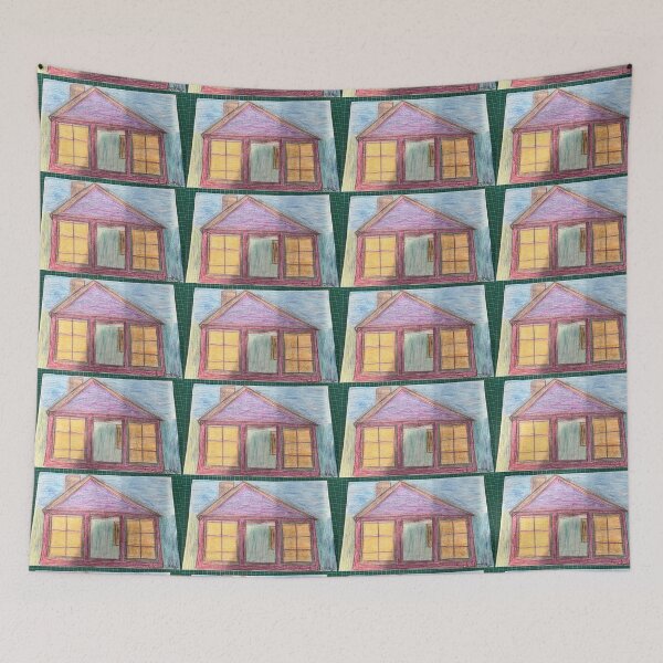 Item preview, A Colourful,Wooden House. designed and sold by PodmenikArt.