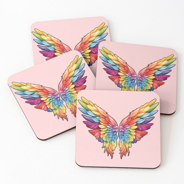 Item preview, Colorful wings designed and sold by MegDexShop.