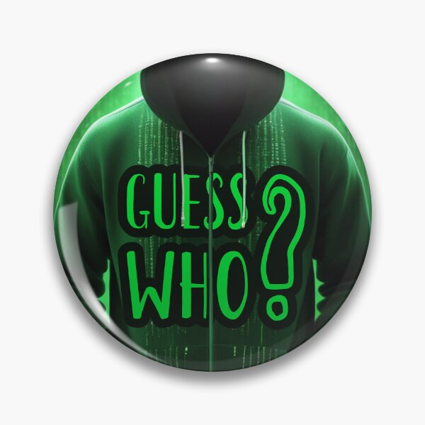 Item preview, Guess Who; Cyberpunk; Hacker;  designed and sold by StickerApe.