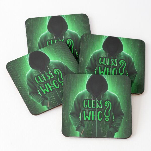 Item preview, Guess Who; Cyberpunk; Hacker;  designed and sold by StickerApe.