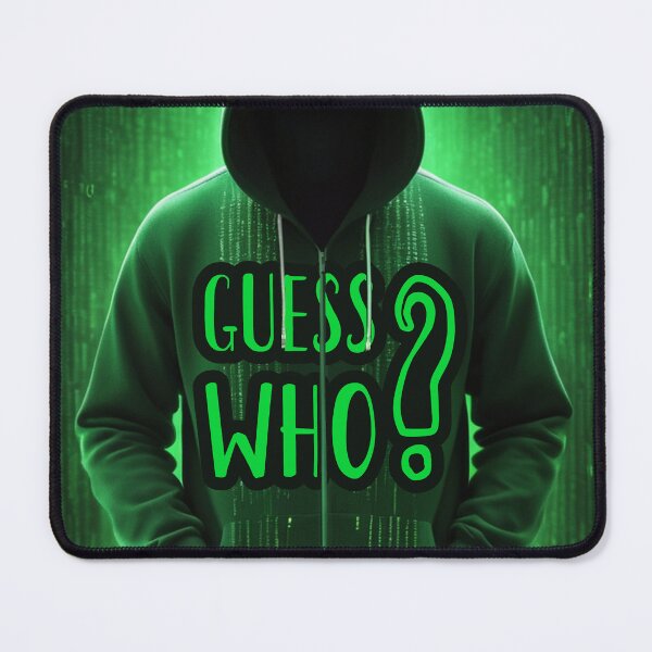 Item preview, Guess Who; Cyberpunk; Hacker;  designed and sold by StickerApe.
