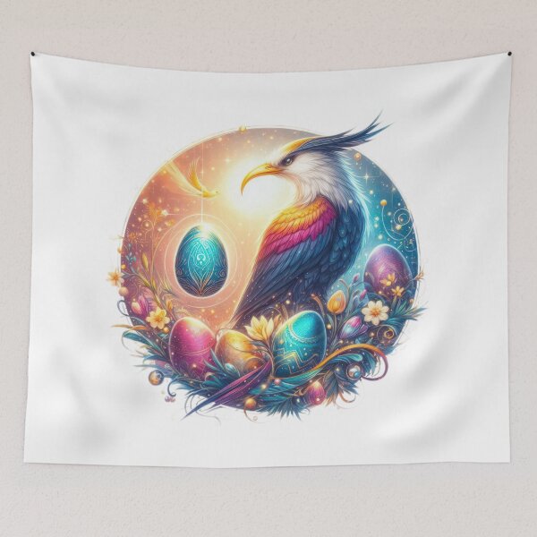 Item preview, egg ruh bird Fantasy Happy Easter animals mythical mythology designed and sold by Expressions-Sel.