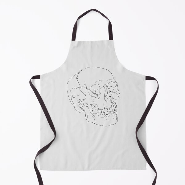 Item preview, Intricate Anatomical Skull Line Art designed and sold by lavavamp.