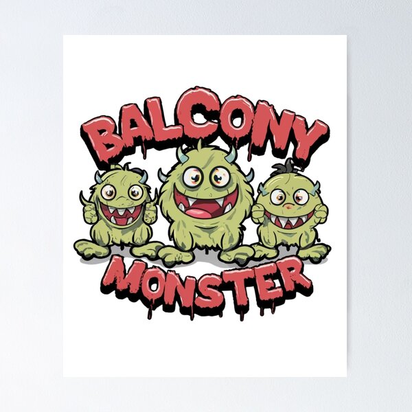 Item preview, Balcony Monster.. designed and sold by swiftbinaries.