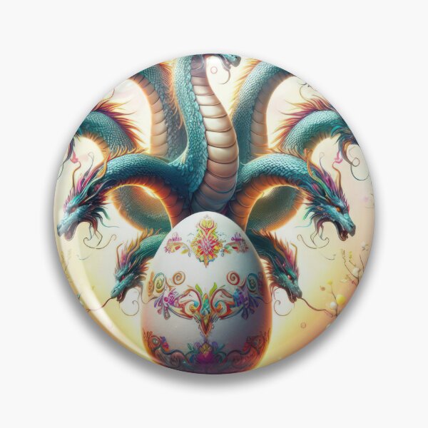 Item preview, hydra Fantasy Happy Easter animals mythical mythology designed and sold by Expressions-Sel.