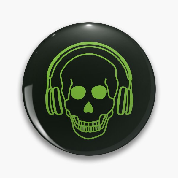 Item preview, Skull Listening to Music designed and sold by ElliesJourney.