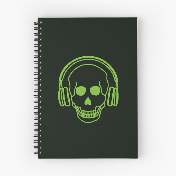 Item preview, Skull Listening to Music designed and sold by ElliesJourney.