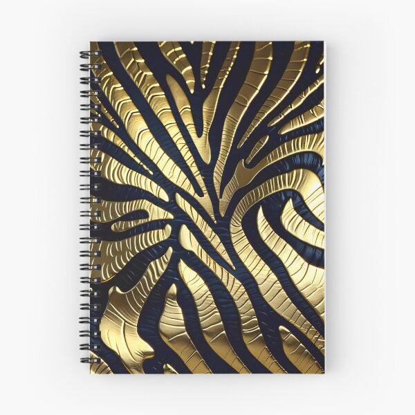 Item preview, Abstract Golden Zebra Skin Pattern designed and sold by TheArtOfPat.