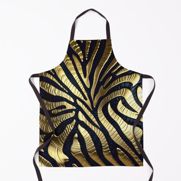 Aperçu de l'œuvre Abstract Golden Zebra Skin Pattern créée et vendue par TheArtOfPat.