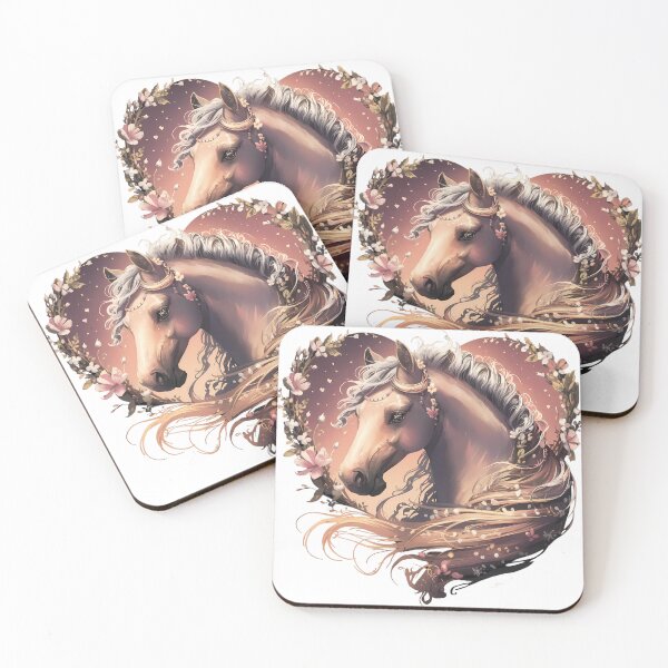 Item preview, I love horses Floral art for horse lovers designed and sold by najega911.