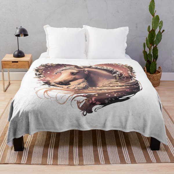 Item preview, I love horses Floral art for horse lovers designed and sold by najega911.