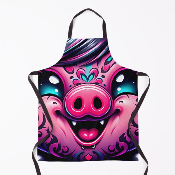 Item preview, Gothic Happy Smiling Pig designed and sold by ArtadoraDesignz.