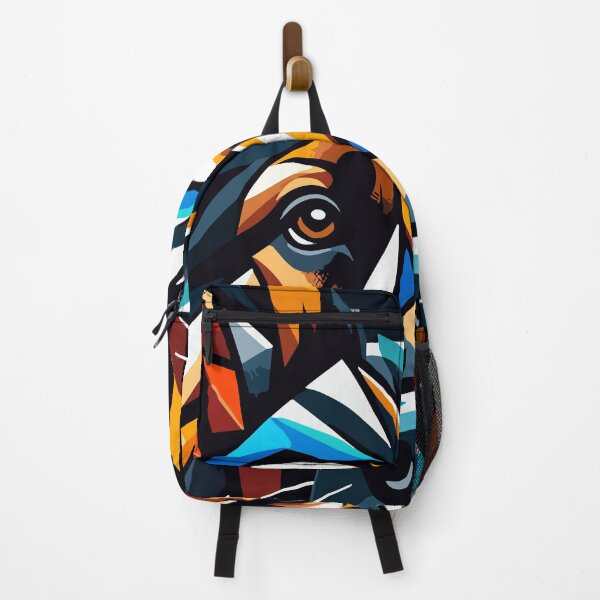 Item preview, Colorful German Shepherd: Vibrant Geometric Canine designed and sold by Amanda-S-Olsen.