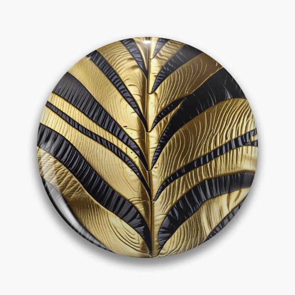 Item preview, Abstract Golden Zebra Skin Pattern designed and sold by TheArtOfPat.