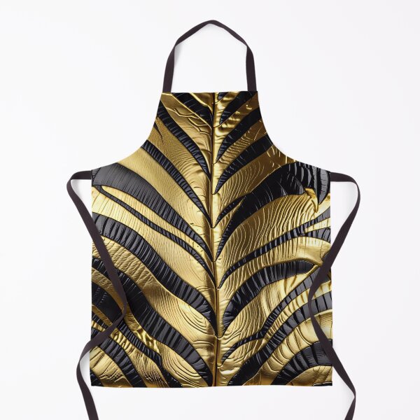Aperçu de l'œuvre Abstract Golden Zebra Skin Pattern créée et vendue par TheArtOfPat.