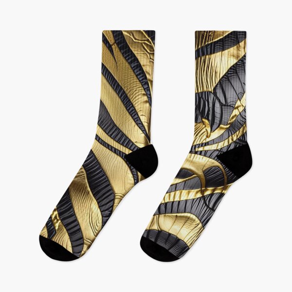 Item preview, Abstract Golden Zebra Skin Pattern designed and sold by TheArtOfPat.