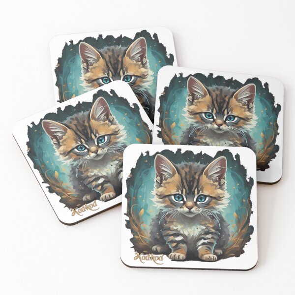Item preview, Painting Of Rare Wild Cat Kodkod designed and sold by PlanetMarker.