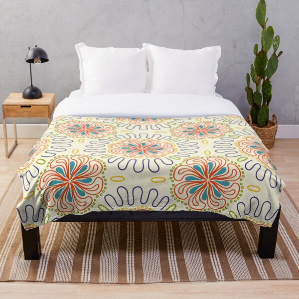 Item preview, Abstract Colorful Floral Aztec Mandala designed and sold by GraceMakes03.