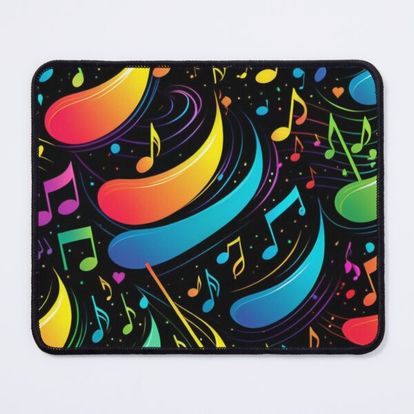Item preview, Musical notes in fluorescent colors designed and sold by Artbellachi.
