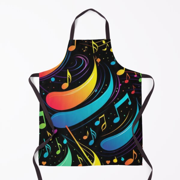 Item preview, Musical notes in fluorescent colors designed and sold by Artbellachi.