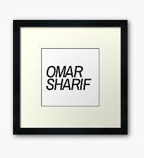 Omar Sharif Framed Print