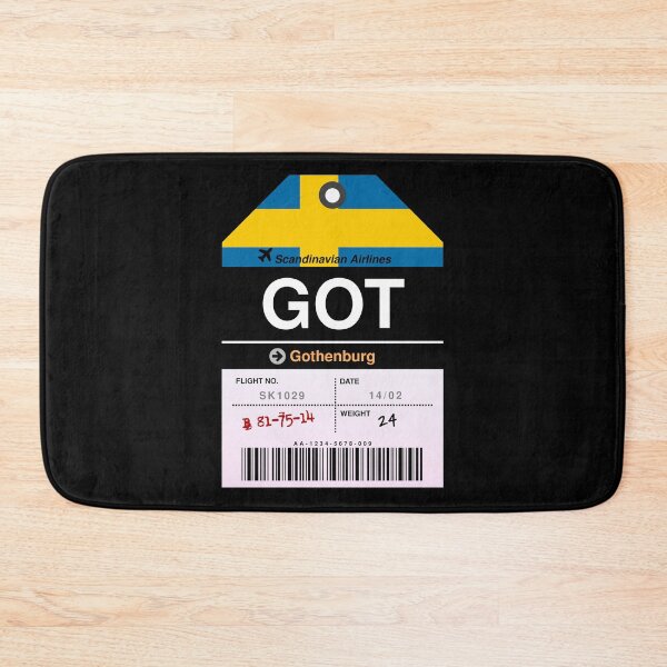 Item preview, Gothenburg Luggage Tag designed and sold by RabbitK.